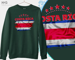 Costa Rica Football Jumper Copa Mundial Camiseta De Futbol Costa Rica Football Sweat Shirt World Team Cup Costa Rica Football Costa Rican