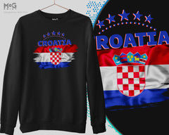 Croatia Jumper Croatia Football shirt WorId Cup Croatia Sweater Sweat Shirt Nogomet WorId Football Cup Fudbal Vatreni Croatia Flag Jumper