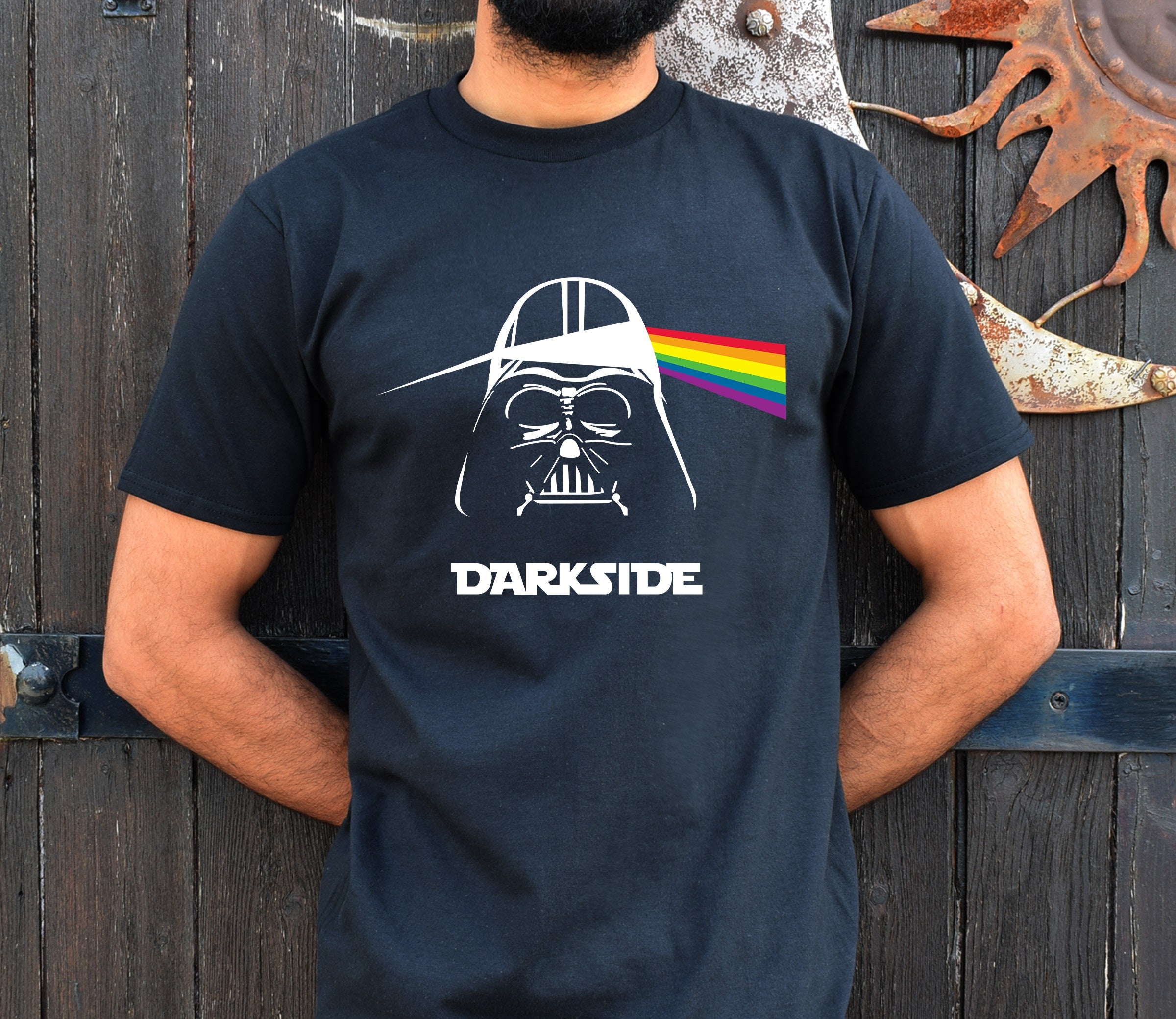 Star wars pink floyd t shirt on sale