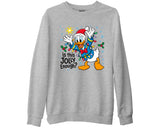 Funny Is This Jolly Enough Sweatshirt Disney Donald Duck Xmas Gift Top
