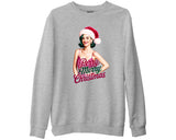 Santa Katy Perry Xmas Sweatshirt Funny Singer Parody Music Fan Gifts