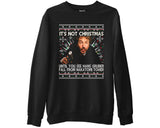 Funny Christmas Sweatshirt Retro Holiday Movie Jumper Xmas Party Top