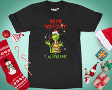 Funny Christmas Grinch T-shirt | Ho Ho I'm Drunk Grinchmas Tee Xmas Gift