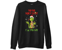 Funny Christmas Grinch Sweatshirt | Ho Ho I'm Drunk Grinchmas