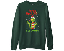 Funny Christmas Grinch Sweatshirt | Ho Ho I'm Drunk Grinchmas
