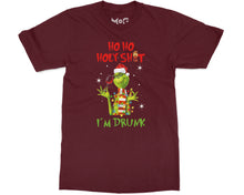 Funny Christmas Grinch T-shirt | Ho Ho I'm Drunk Grinchmas Tee Xmas Gift