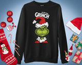 It's Ok to be Grinch Santa Sweatshirt Funny Grinchmas Christmas Jumper