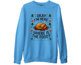 Funny Thanksgiving Dinner Joke Sweatshirt Turkey Xmas Food Lover Gifts
