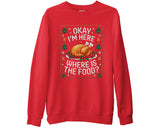 Funny Thanksgiving Dinner Joke Sweatshirt Turkey Xmas Food Lover Gifts