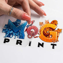 Personalised Raised 3D UV DTF Decals Waterproof DIY Transfer Stickers