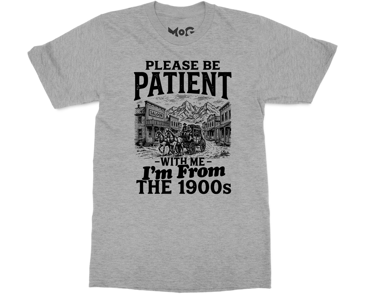 I'm From The 1900s Meme T-shirt Vintage Age Joke Humour Tee for Dad