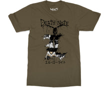 Death Note L Anime T-shirt Light Kira Ryuk Shinigami Japanese Manga Art Unisex Tee