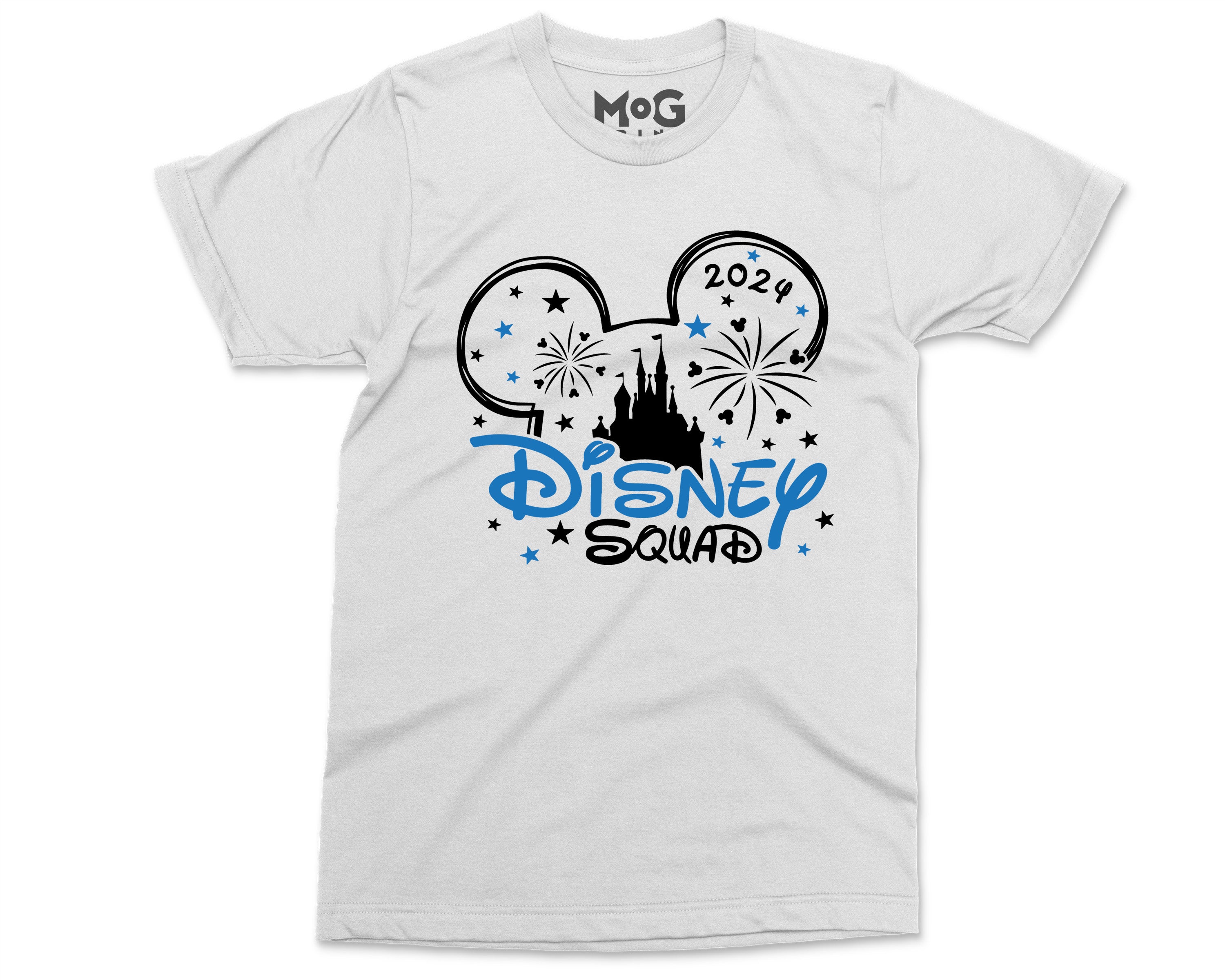 Disney Squad 2024 Cotton T shirt Disney World Mickey Minnie Tee Matching Family Shirt Holiday Trip Disney World Crew Unisex T shirt Kids 1 2