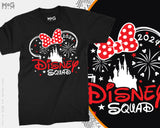 Disney Squad 2024 Cotton T-shirt, Disney World Mickey & Minnie Tee, Matching Family Shirt, Holiday Trip Disney World Crew Unisex T-shirt