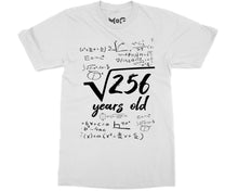 16th Birthday T-shirt Math Square Root 256 Tee 16 Years Old Bday Gifts