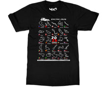 Formula Racing 2026 Schedule T-shirt Motorsport Fan Tee for Men Women
