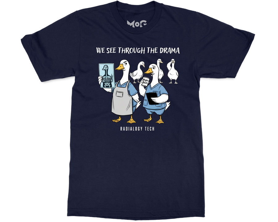 Radiologic Technologist Goose Shirt Funny X-Ray T-shirt for Men Women