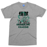 Release the Kraken T-shirt Pirate Myth Sea Monster Octopus Tentacles Tee