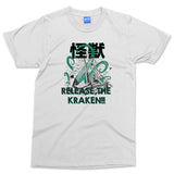 Release the Kraken T-shirt Pirate Myth Sea Monster Octopus Tentacles Tee