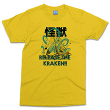Release the Kraken T-shirt Pirate Myth Sea Monster Octopus Tentacles Tee