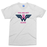 Breast Cancer Survivor T-shirt Wonder Woman Ribbon Shirt Support Gifts