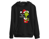 Funny Grinch Christmas Hoodie Grinchmas Cheer Up Dude Hoody Xmas Party Gifts