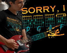 Guitar Joke Sorry I DGAF T-shirt Funny Gifts for Guitarists Musicians
