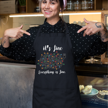 Funny Christmas Anxiety Apron | Xmas Light Kitchen Supplies Chef Present