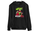 Merry Kiss My Ass Hoodie, Unisex Xmas Hoody, Funny Grinch Jumper for Men Women