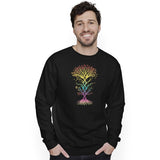 DNA Tree Of Life Sweatshirt Spiritual Art Psychedelic Chakra Meditation Zen Gift