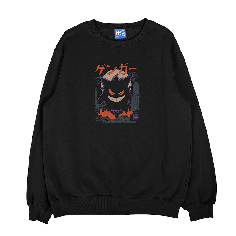 Gengar Anime Art Sweatshirt