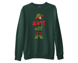 Custom Family Elf Christmas Sweatshirt, Group Matching Funny Santa Xmas Eve Top