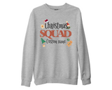 Family Matching Christmas Sweatshirt, Unisex Xmas Upper, Santa Squad Jumpers