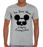 Funny Dad Disneyland Holiday T-shirt Mickey Disney World Family Vacation Trip Men's Tee