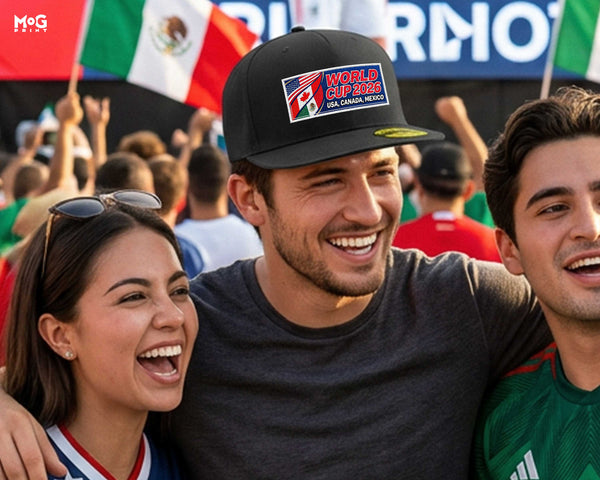 World Cup 2026 Snapback Hat USA Canada Mexico Flag Football Fan Cap