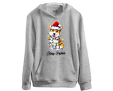 Santa Corgi Christmas Hoodie, Cute Royal Dog Xmas Gift Jumper For Dog Lovers