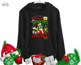 Drink Up Grinches Christmas Hoodie, Unisex Xmas Sweatshirt, Grinchmas Jumper