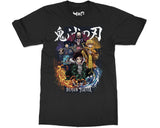 Demon Slayer Anime T-shirt Tanjiro Nezuko Zenitsu Manga Gift Unisex Tee