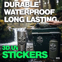 Custom 3D UV DTF Transfers Raised Stickers for Cups, Tumblers & Logos