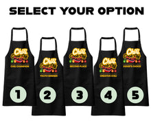 Custom Chilli Cook Off Second Place Chef Apron Funny Kitchen Mom Gifts