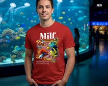Man I Love Fish T-shirt Funny Adult Joke Tee Gift for Aquarium Lovers