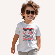 Funny Valentine's Day T-shirt Mum Dad Is My Valentine Shirt Gift for Kids Adults Tee