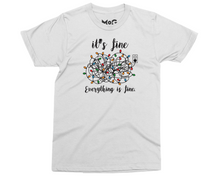 Disney Anxiety Christmas T-shirt | Funny Inside Out Top Xmas Lights Tee