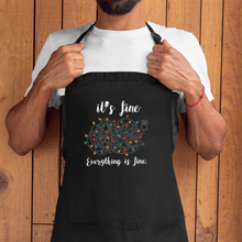 Funny Christmas Anxiety Apron | Xmas Light Kitchen Supplies Chef Present