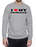 I Love My Girlfriend Sweatshirt Funny Gift For Boyfriend BF Valentines Couples Jumper