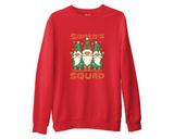 Santa Squad Gnomes Sweatshirt Christmas Crew Matching Family Jumper Xmas Gifts