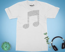 Custom Song Lyrics T-shirt Your Favorite Music Tee Musicians Gift Top