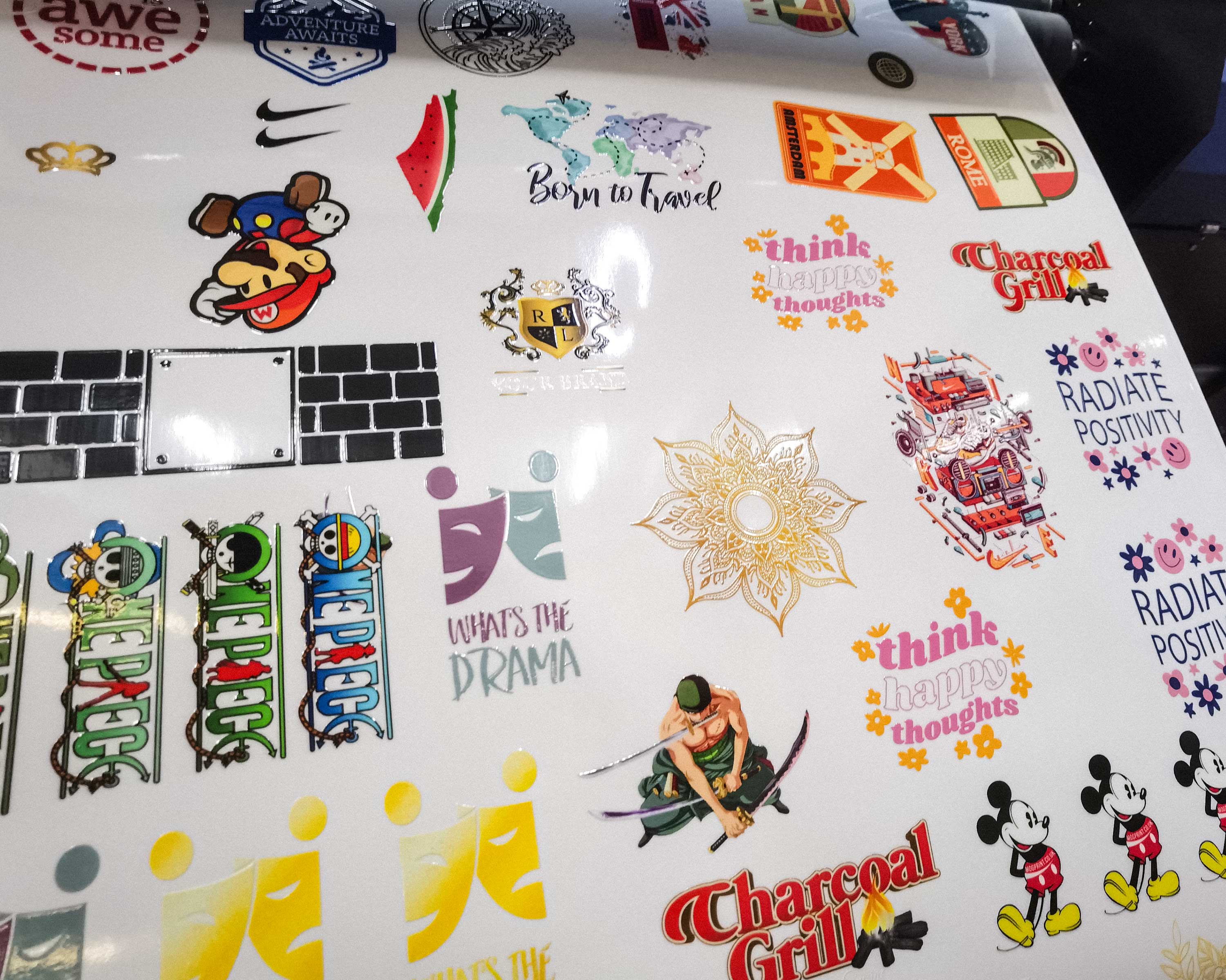 Custom UV DTF Stickers & Waterproof Cup Wraps – Mog Print