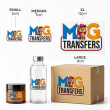 Custom 3D UV Business Logo Decals for Packaging, Cups & Products