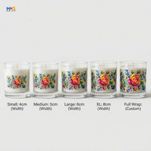 Custom 3D UV Transfers Candle Jar Labels & Logo Decals for Branding